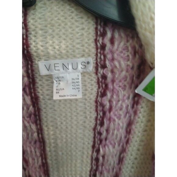 Venus Fringed Long Sleeve Open Cardigan Sm Boho Cottage Core Hippie Feminine - Picture 4 of 9